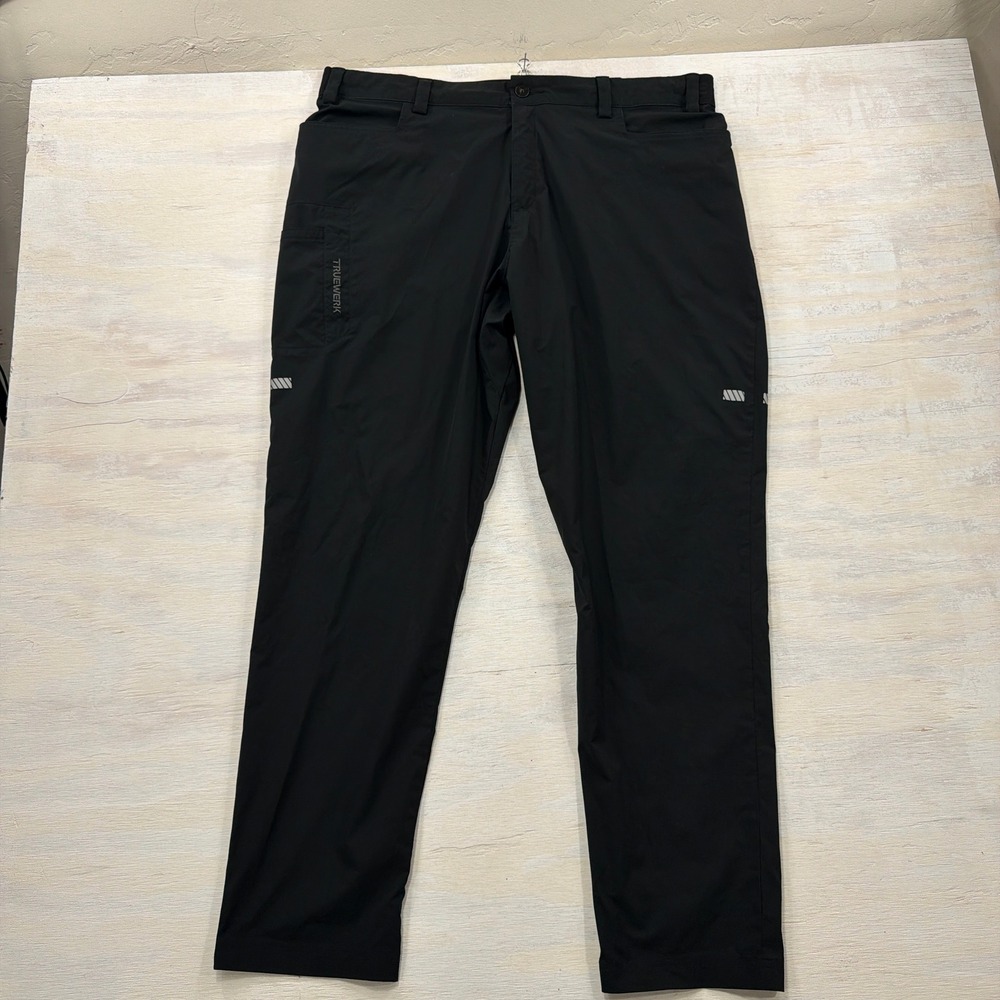 Truewerk Cloud Pant 2XL Regular Technical Workwear Reflective Black Men Regular